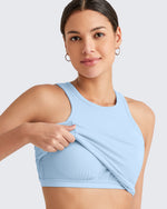 G4Free - BareFeel Racerback Sport Bras Tank -GF25L392EA-S