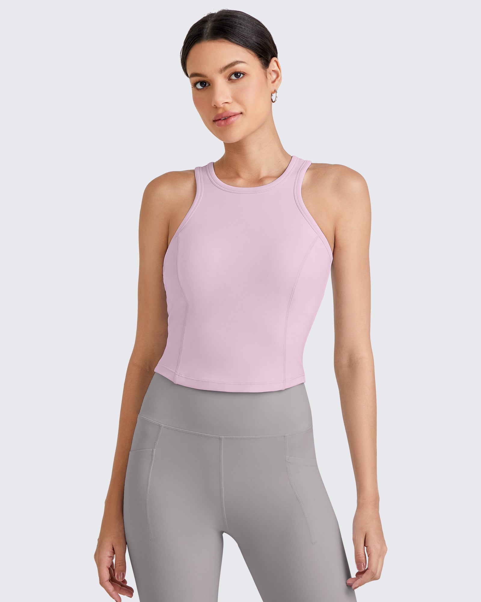 G4Free - BareFeel Racerback Sport Bras Tank -GF25L392FA-S