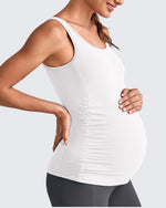 G4Free - BareFeel Ruched Workout Pregnancy Tank -GF25LY405BA-S