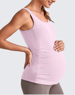 G4Free - BareFeel Ruched Workout Pregnancy Tank -GF25LY405EA-S