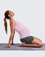 G4Free - BareFeel Ruched Workout Pregnancy Tank -GF25LY405FA-S