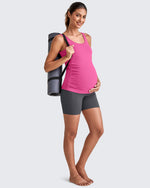 G4Free - BareFeel Ruched Workout Pregnancy Tank -GF25LY405FA-S
