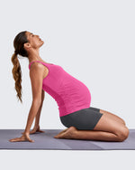 G4Free - BareFeel Ruched Workout Pregnancy Tank -GF25LY405FA-S