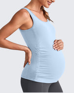 G4Free - BareFeel Ruched Workout Pregnancy Tank -GF25LY405FA-S