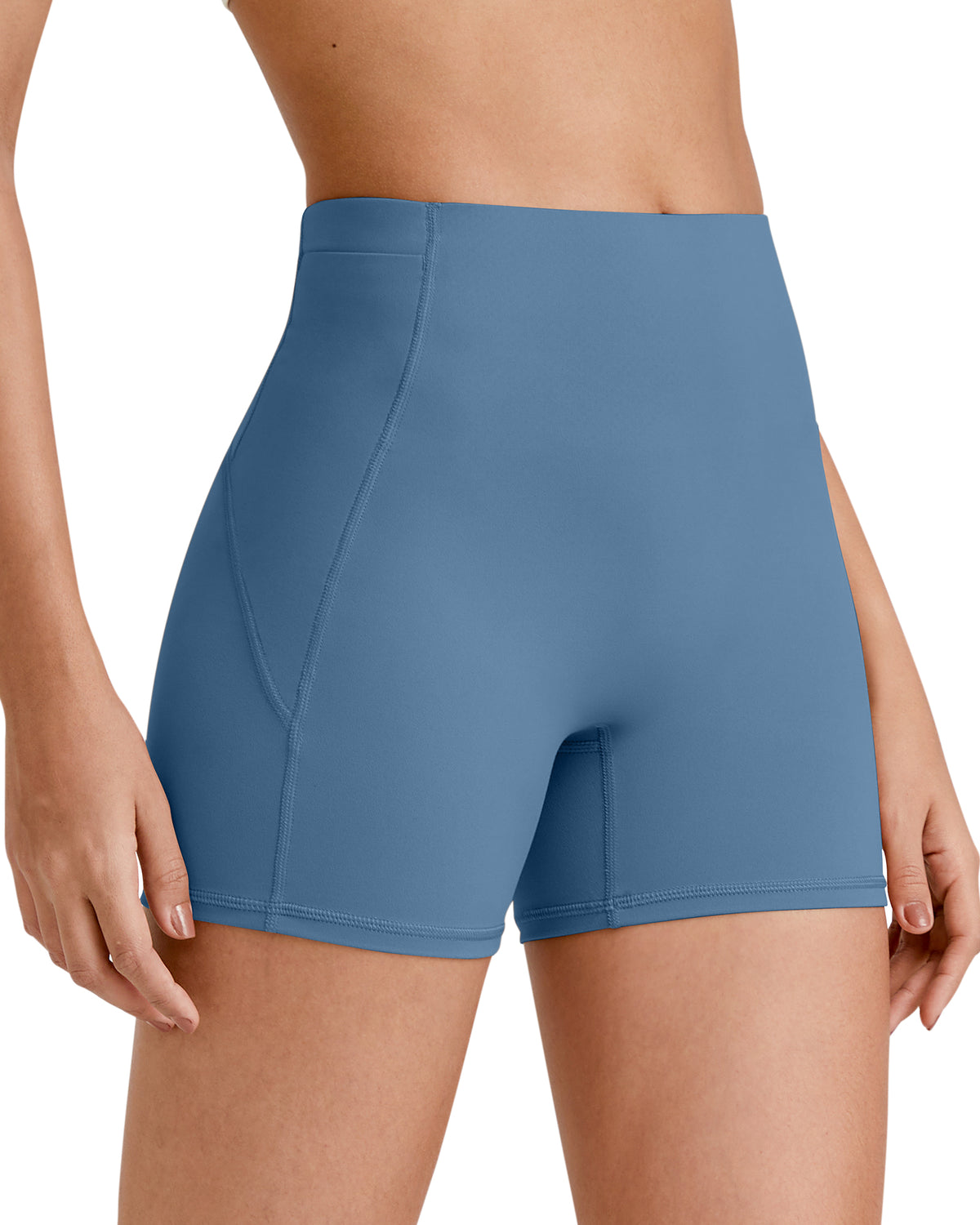 G4Free - BareFeel Seamless Athletic Biker Shorts 4''/6''/8'' -GF25A399AA-S