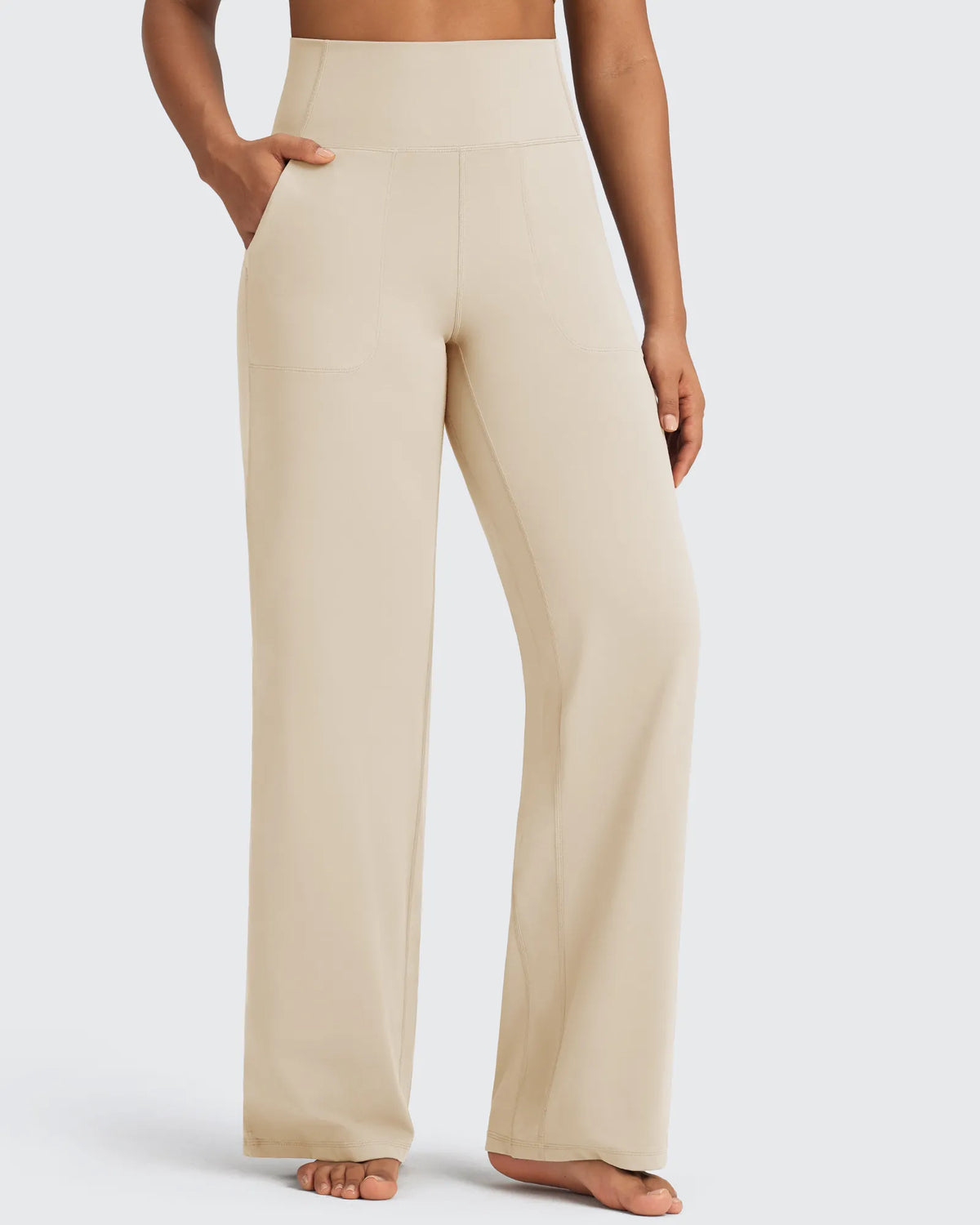 G4Free - BareFeel Seamless High-Waist Dressy Pants -GF24J241AA-S