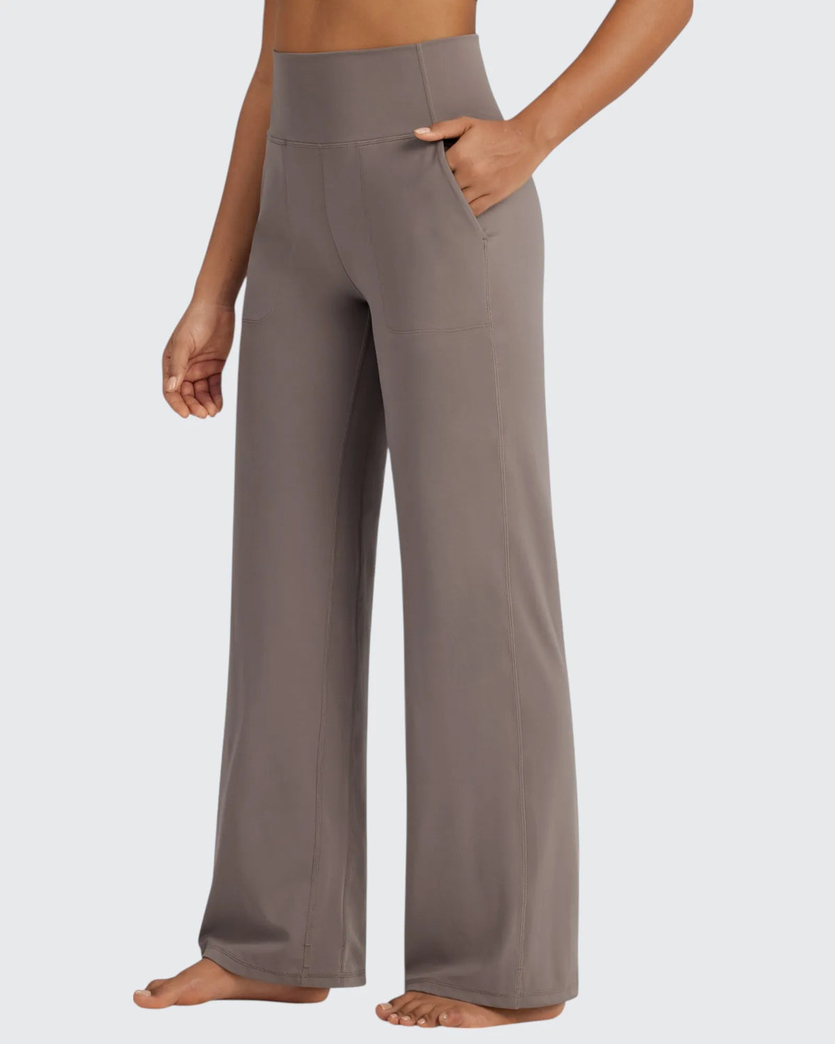 G4Free - BareFeel Seamless High-Waist Dressy Pants Petite -GF24J241BA-S