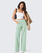 G4Free - BareFeel Seamless High-Waist Dressy Pants Petite -GF24J241BA-S