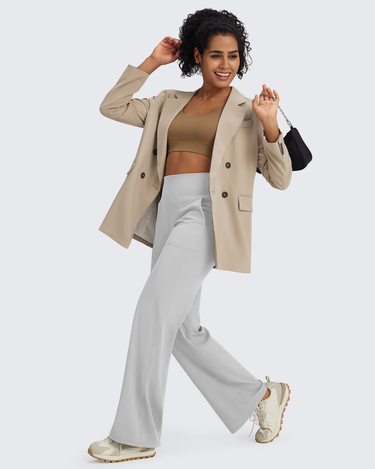 G4Free - BareFeel Seamless High-Waist Dressy Pants Tall -GF24J243AA-S