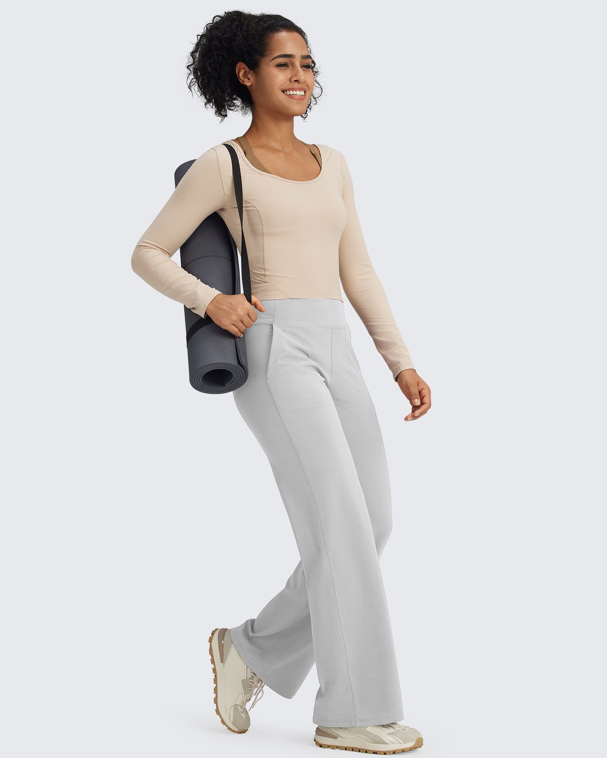 G4Free - BareFeel Seamless High-Waist Dressy Pants Tall -GF24J243AA-S