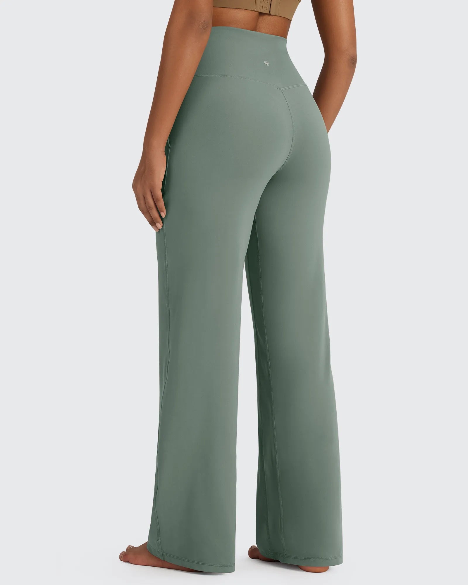 G4Free - BareFeel Seamless High-Waist Dressy Wide Leg Pants -GF24J241IA-S