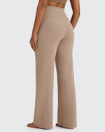 G4Free - BareFeel Seamless High-Waist Dressy Wide Leg Pants -GF24J241IA-S