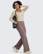 G4Free - BareFeel Slim Scoop Neck Open Back Long Sleeve -GF24B233AA-S