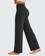 G4Free - BareFeel Wide Leg High-Waisted Pants Tall -GF24J249GA-S