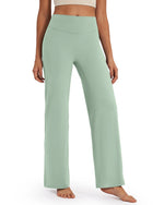 G4Free - BareFeel Wide Leg High-Waisted Pants Tall -GF24J249GA-S