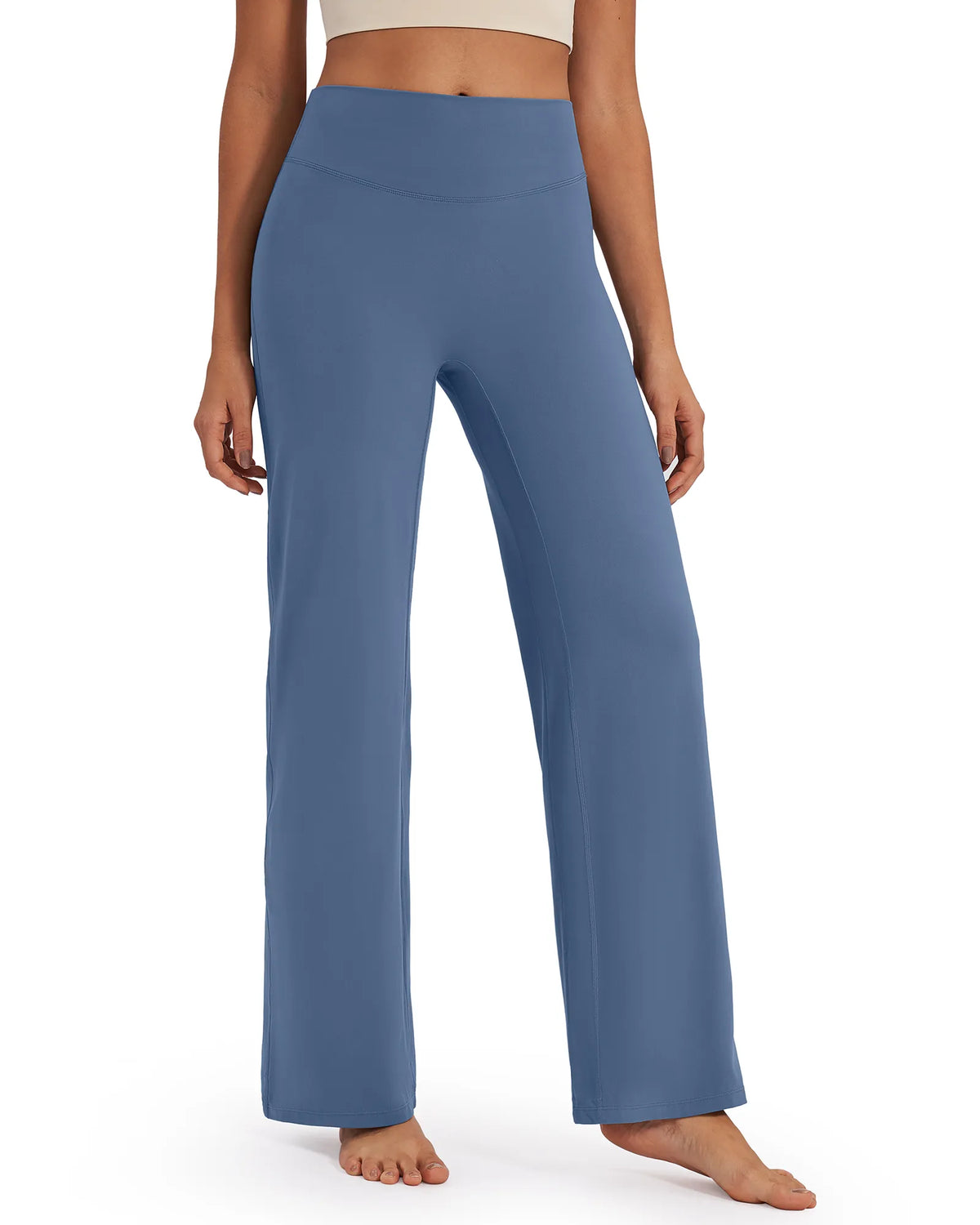 G4Free - BareFeel Wide Leg High-Waisted Pants Tall -GF24J249GA-S
