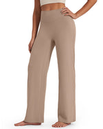G4Free - BareFeel Wide Leg High-Waisted Pants Tall -GF24J249GA-S