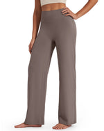 G4Free - BareFeel Wide Leg High-Waisted Pants Tall -GF24J249GA-S