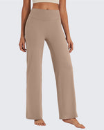 G4Free - BareFeel Wide Leg High-Waisted Pants Petite -GF24J247FA-S
