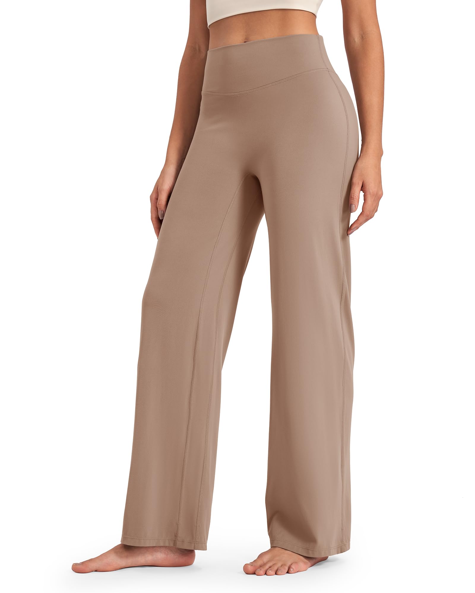 G4Free - BareFeel Wide Leg High-Waisted Pants Regular -GF24J248FA-S