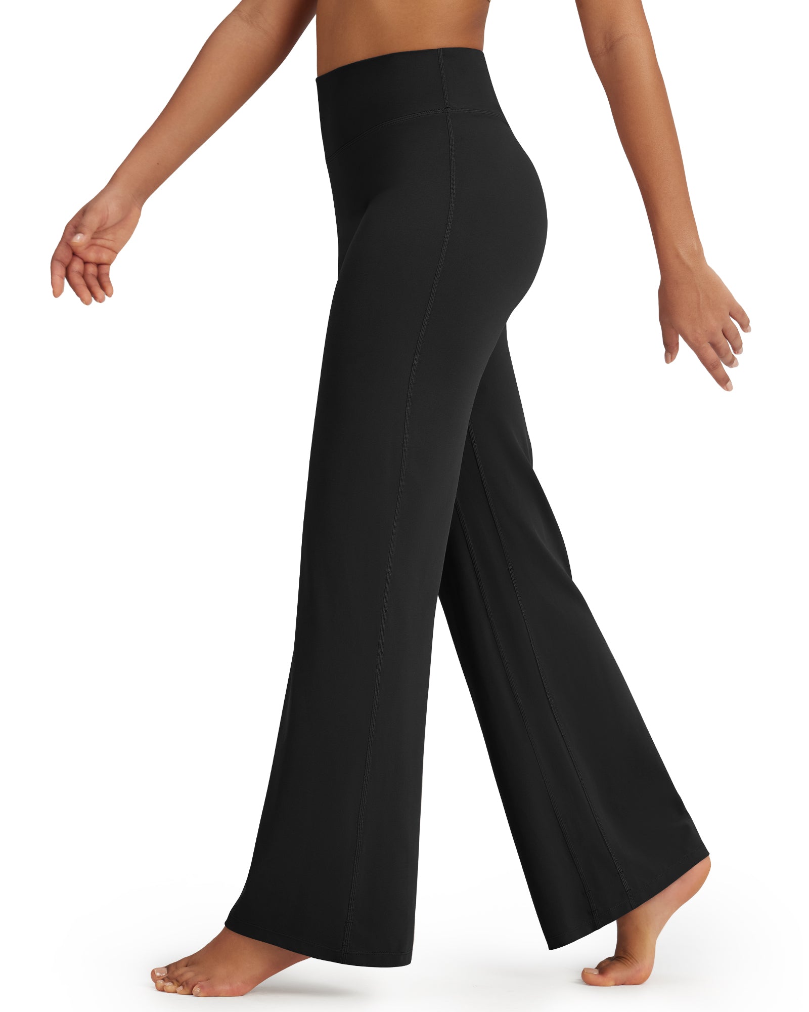 G4Free - BareFeel Wide Leg High-Waisted Pants Regular -GF24J248GA-S