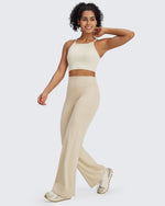 G4Free - BareFeel Wide Leg High-Waisted Pants Regular -GF24J248GA-S