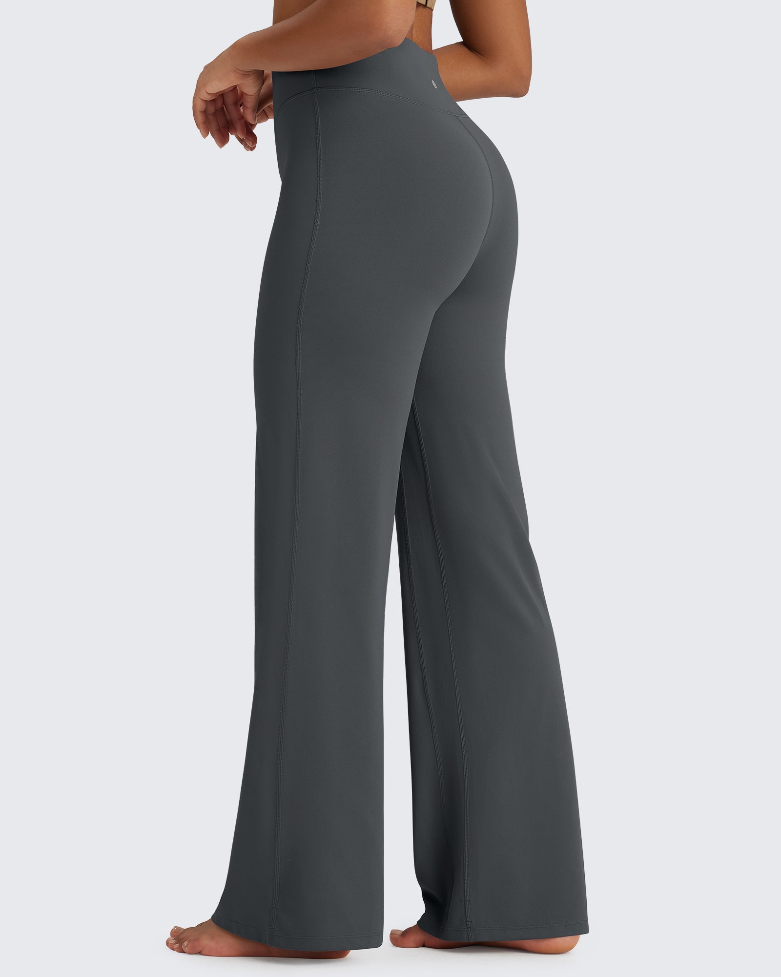 G4Free - BareFeel Wide Leg High-Waisted Pants Regular -GF24J248GA-S