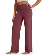 G4Free - BareFeel Wide Leg High-Waisted Pants Tall -GF24J249GA-S