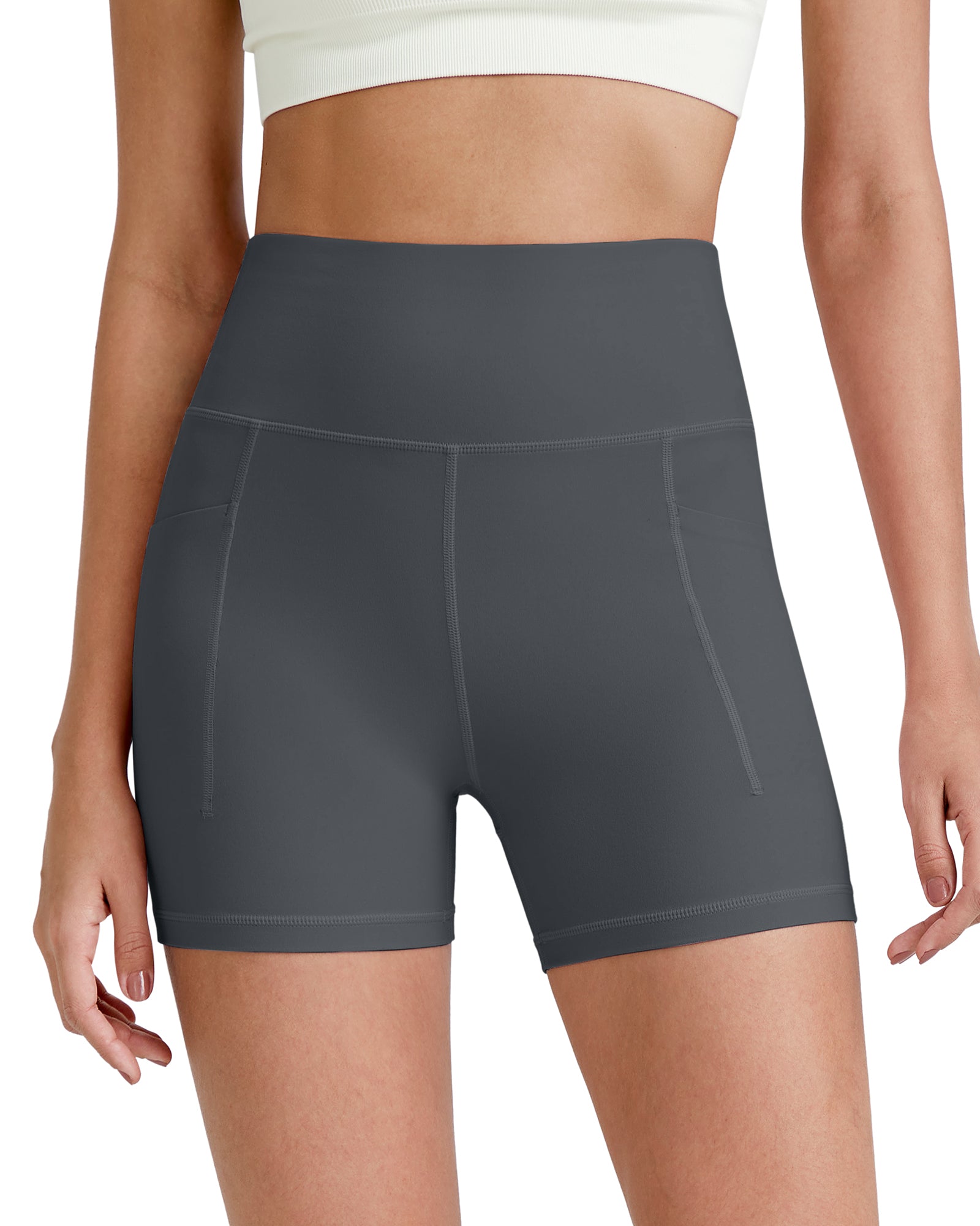 G4Free - BareFeel Workout Legging Shorts -GF25A358CA-S