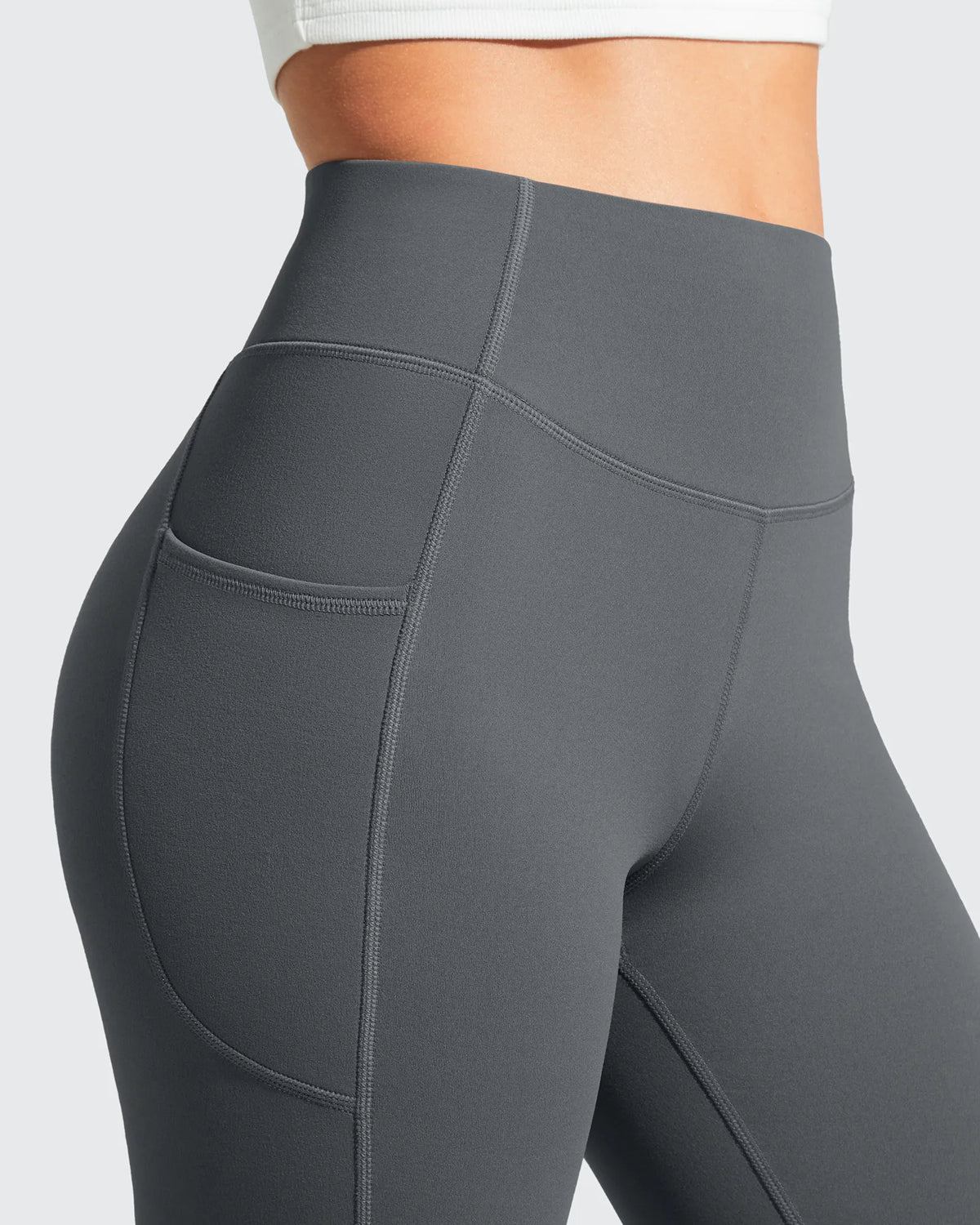G4Free - Barefeel Fleece Lined High Stretch Yoga Workout Leggings -GF25G767AA-S