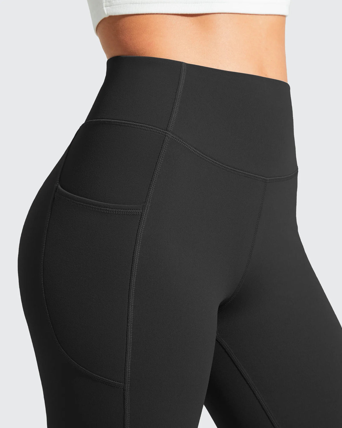 G4Free - Barefeel Fleece Lined High Stretch Yoga Workout Leggings -GF25G767AA-S