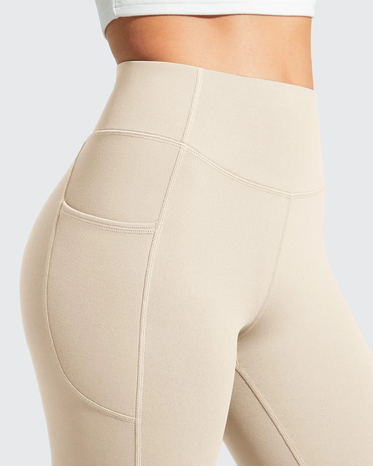 G4Free - Barefeel Fleece Lined High Stretch Yoga Workout Leggings -GF25G767AA-S