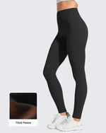 G4Free - Barefeel Fleece Lined High Stretch Yoga Workout Leggings -GF25G767AA-S