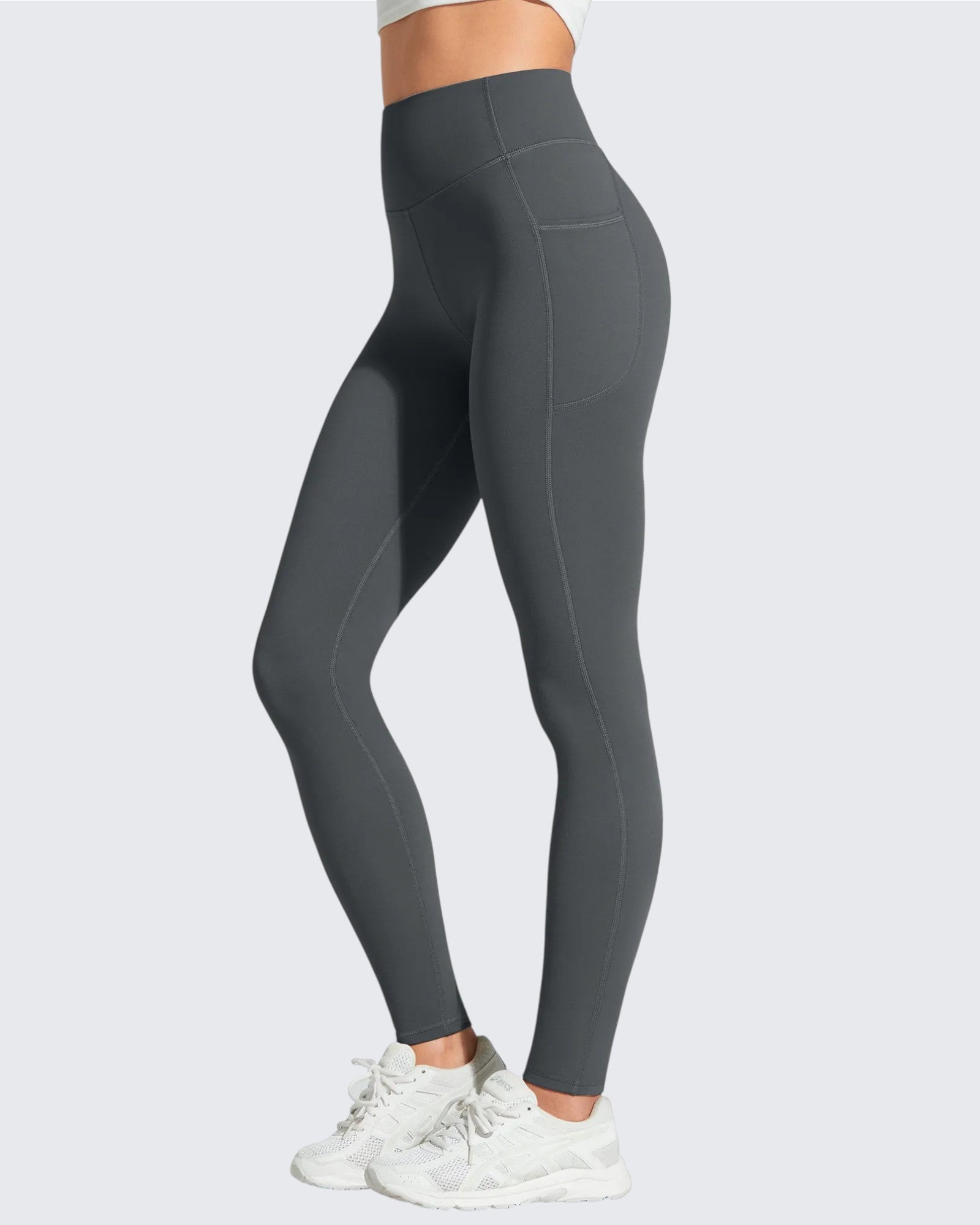 G4Free - Barefeel Fleece Lined High Stretch Yoga Workout Leggings -GF25G767AA-S