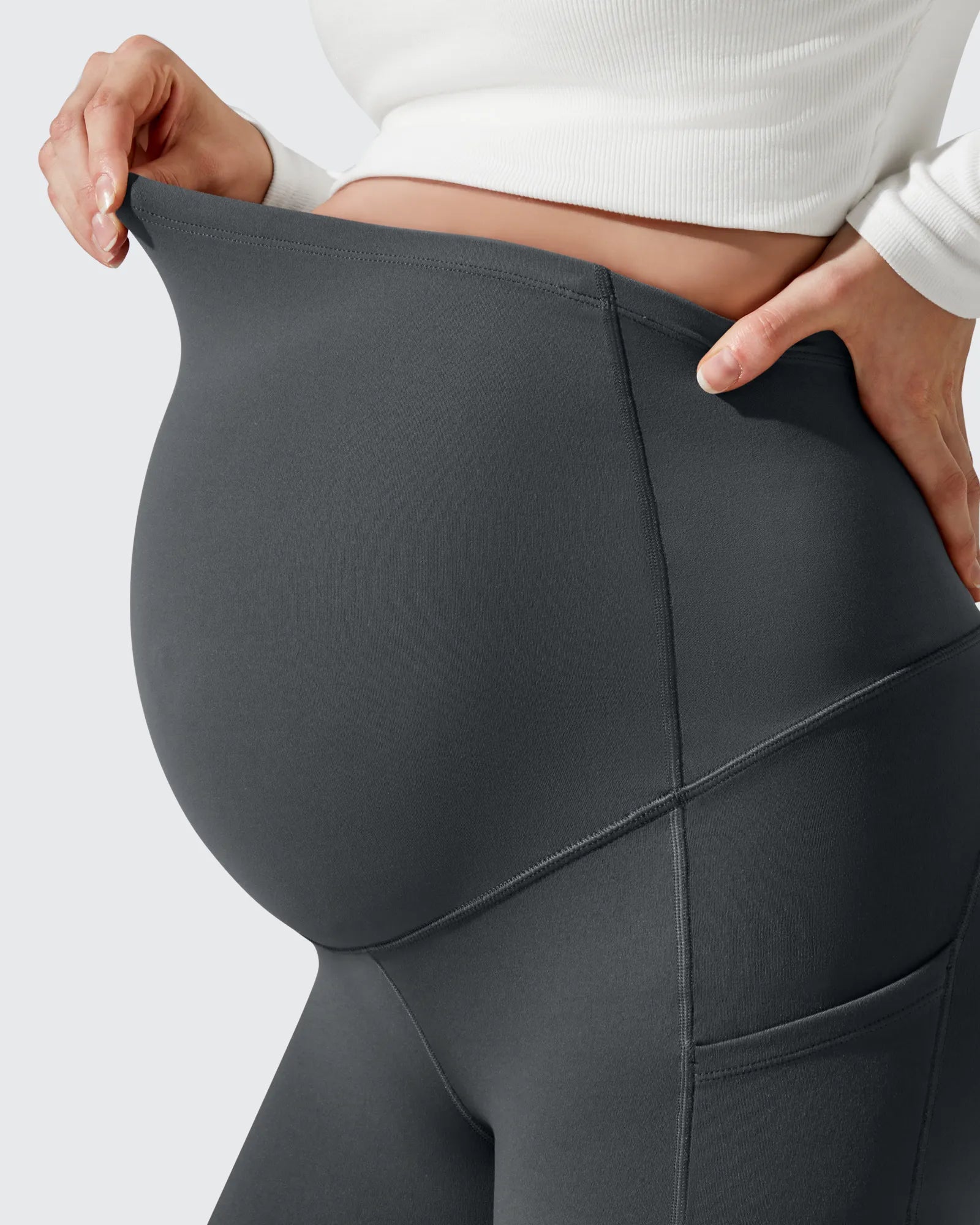 G4Free - Barefeel Fleece Lined Maternity Leggings -GF25AY634AA-S