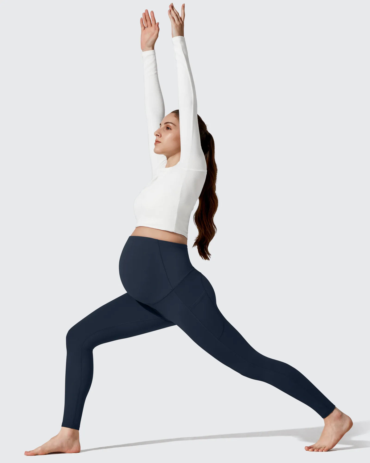G4Free - Barefeel Fleece Lined Maternity Leggings -GF25AY634AA-S