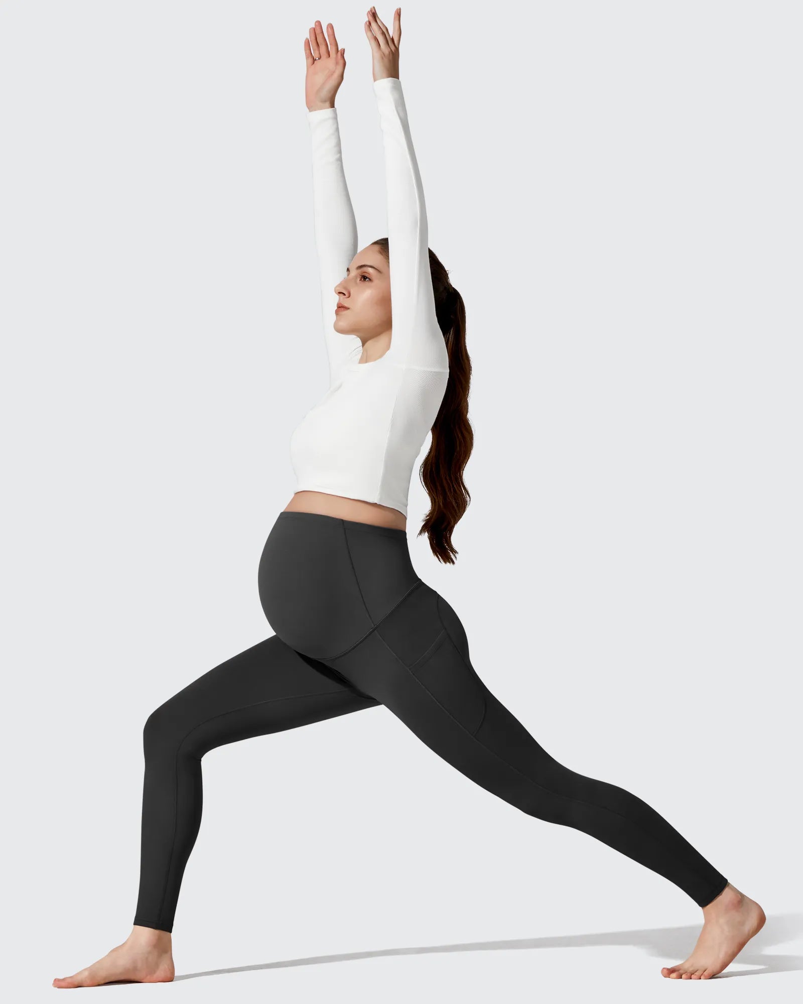 G4Free - Barefeel Fleece Lined Maternity Leggings -GF25AY634AA-S