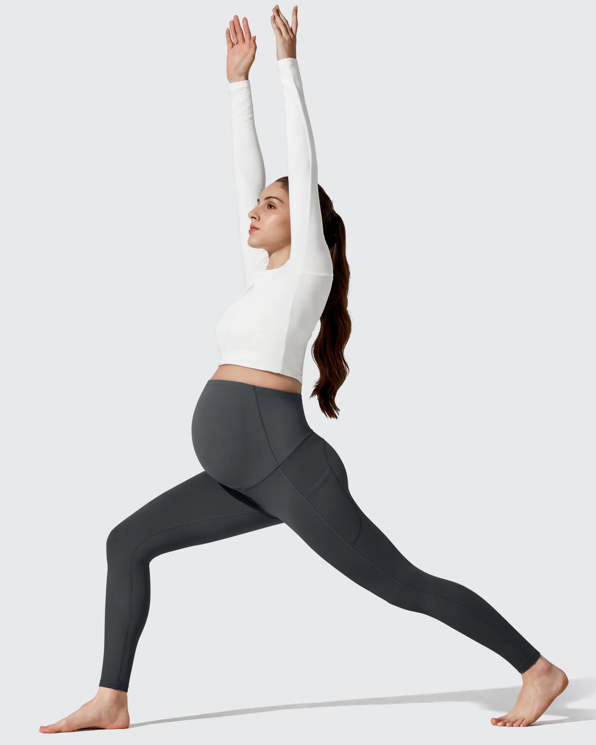G4Free - Barefeel Fleece Lined Maternity Leggings -GF25AY634AA-S
