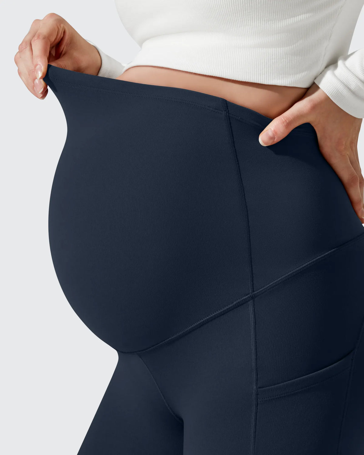 G4Free - Barefeel Fleece Lined Maternity Leggings -GF25AY634AA-S