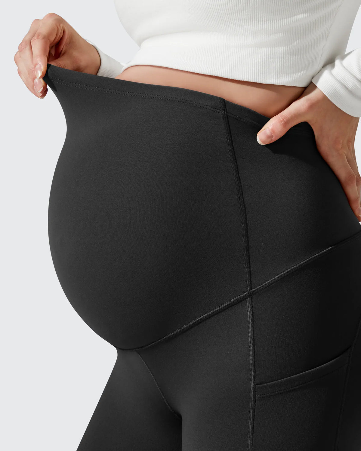 G4Free - Barefeel Fleece Lined Maternity Leggings -GF25AY634AA-S