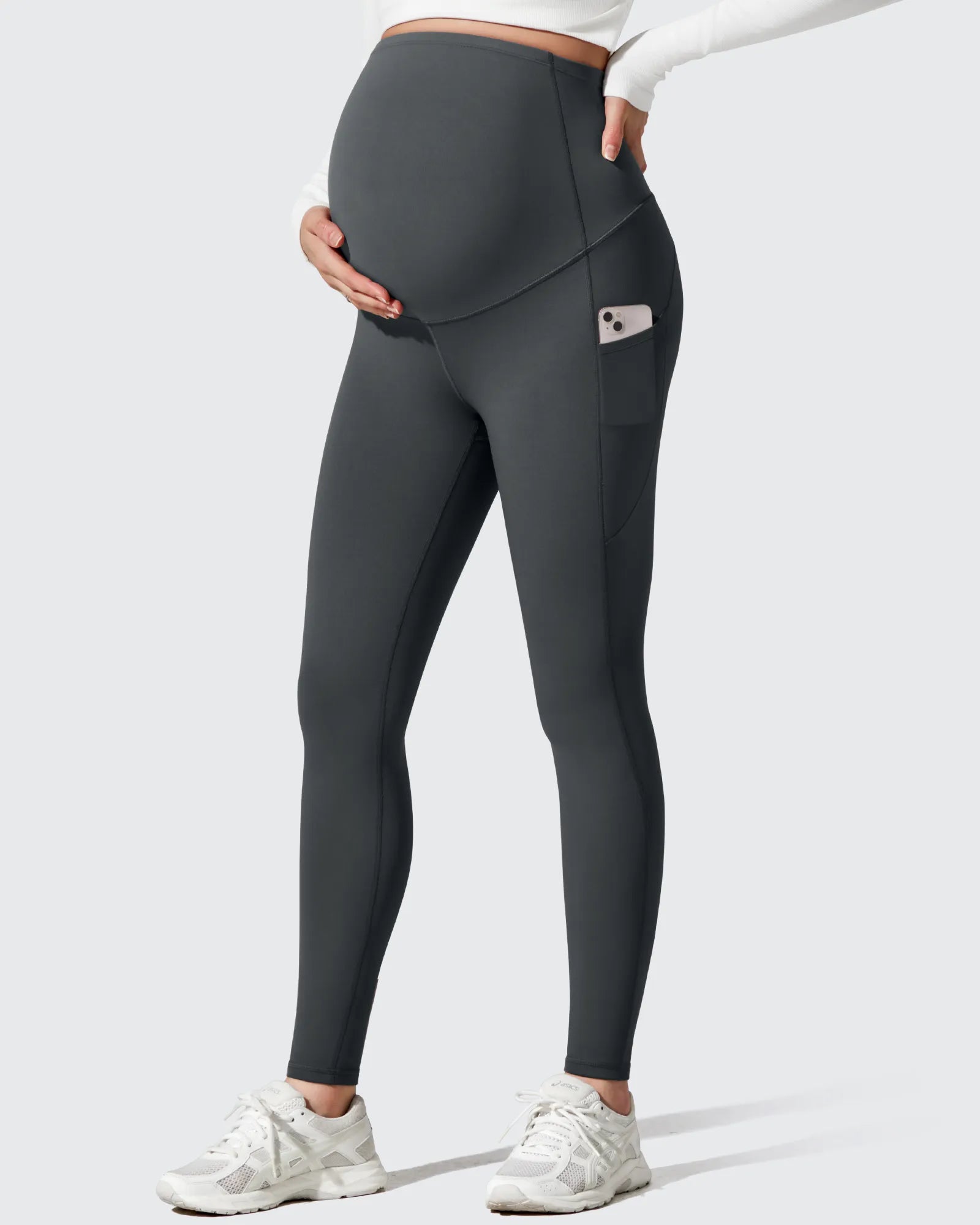 G4Free - Barefeel Fleece Lined Maternity Leggings -GF25AY634CA-S