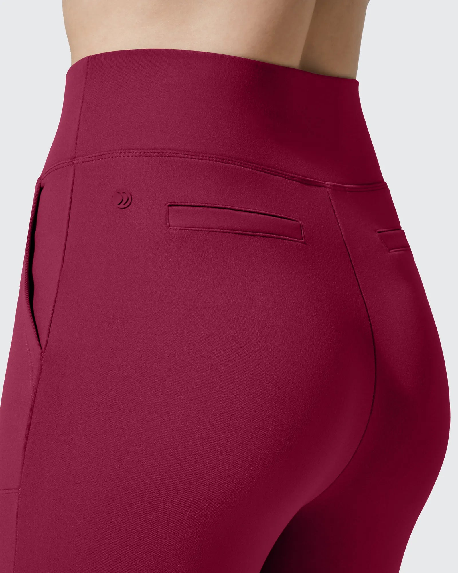 G4Free - Barefeel Fleece Lined Pockets Flare Yoga Pants -GF25A631EA-S