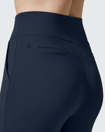 G4Free - Barefeel Fleece Lined Pockets Flare Yoga Pants -GF25A631EA-S