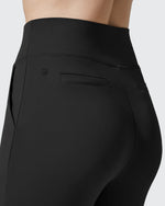 G4Free - Barefeel Fleece Lined Pockets Flare Yoga Pants -GF25A631EA-S