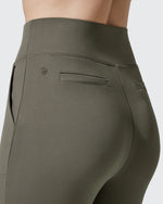 G4Free - Barefeel Fleece Lined Pockets Flare Yoga Pants -GF25A631EA-S