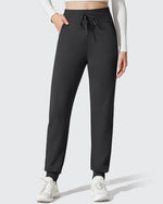 G4Free - Barefeel Fleece Lined Tapered Leg Drawstring Joggers -GF25D716AA-S