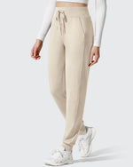 G4Free - Barefeel Fleece Lined Tapered Leg Drawstring Joggers -GF25D716AA-S