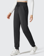 G4Free - Barefeel Fleece Lined Tapered Leg Drawstring Joggers -GF25D716AA-S