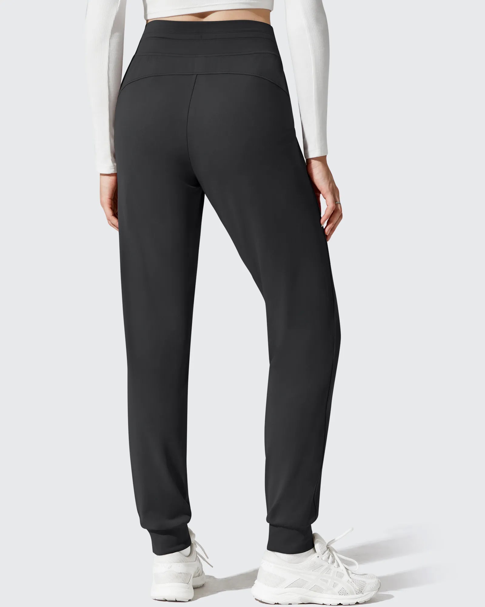 G4Free - Barefeel Fleece Lined Tapered Leg Drawstring Joggers -GF25D716AA-S