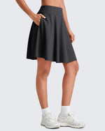G4Free - Built-in Shorts Knee Length Tennis Skirts 20" -GF25H432AA-S